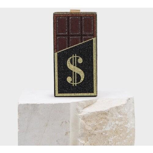 Lady Elegant Hollow Out Diamond Clutches Bags Women Wedding Party Bridal Evening Clutch Minaudiere Bags Crystal Handbags Purse