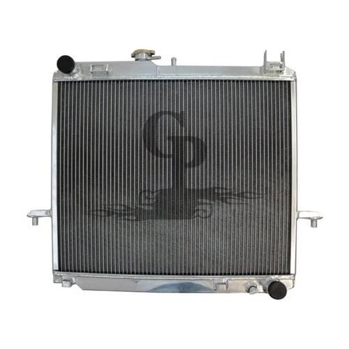 Golpher Aluminium Polished Truck Radiator For Dmax 06