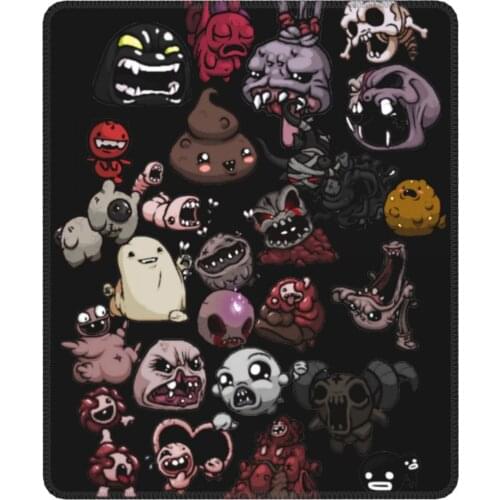 The Binding Of Isaac Bosses Gaming Mouse Pad Waterproof MousePad Natural Rubber PC Table Decoration Cover