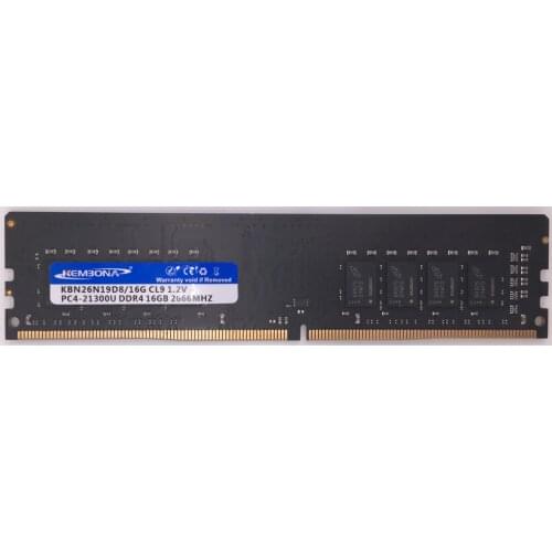 KEMBONA Brand New DESKTOP DDR4 16GB 16G 2666MHZ 1.2V PC4-21300 288Pin ram full compatible for INTEL& for A-M-D