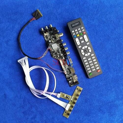 Kit 1920*1080 HDMI-compatible DVB VGA USB Digital For B156HTN01.1 B156HTN02.1 156HTN03.2/3.3 Display drive card LED LVDS 40-Pin