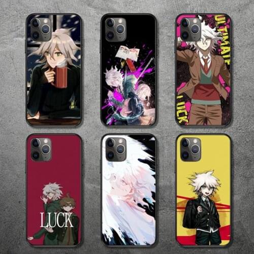 Makoto Nagito Komaeda Phone Case for iPhone 12 11 mini pro XS MAX 8 7 6 6S Plus X 5S SE 2020 XR