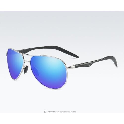 New mens polarized sunglasses night vision goggles driver sunglasses driving mirror aluminum magnesium legs A537