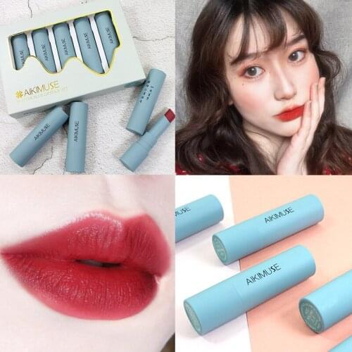 Name of Soft Blue xi yu Lipstick Kit Velvet Is Not Easy to Fade Matte Lipstick