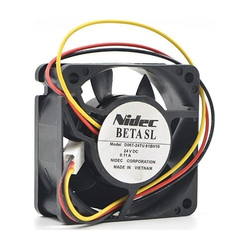 New Original 24V 0.11A 6CM D06T-24TU 61BH10 6025 Inverter Cooling Fan