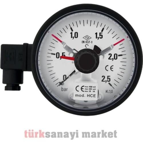 Ø 100 MM SINGLE CONTACT MANOMETER PANOTIP pressure measurement, pressure gauge, pressure measuring machine, pressure gauge