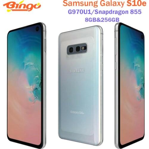Samsung Galaxy S10e G970U1 256GB G970U Octa Core Snapdragon 855 LTE Android Mobile Phone 5.8" 16MP&12MP 8GB RAM NFC