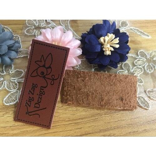 Custom made high quality jeans leather label / simulation leather label / leather label /main label