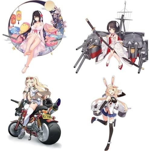 Three Ratels CYX15 Azur Lane Anime pvc sticker for car bike motorcycle laptop wall stickers for bathroom