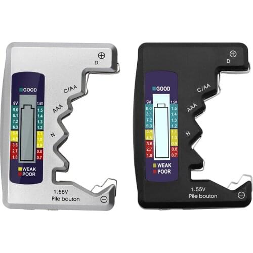 Universal Battery Tester LCD Digital Battery Capacity Tester 1.55V Battery Detector Capacitance Diagnostic Tool