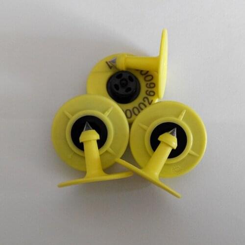 10 Pairs Sheep Ear Tag Applicator Laser Type Copper Head Earrings Farm Animal identification Card Animal ear tag