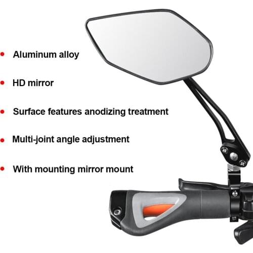 Bicycle Rearview Handlebar Mirrors Cycling Rear View MTB Bike electric car Handle HD Rearview Mirror