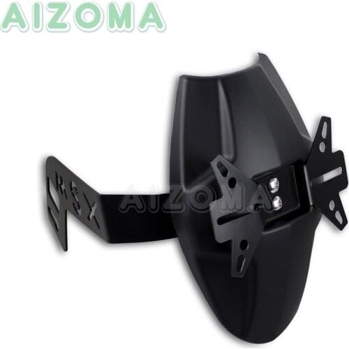 Motorcycle Rear Wheel Fender Mudguard Splash Guard w/ License Plate Holder Bracket For Honda MSX125 M3