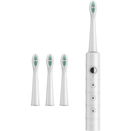 Sonic Toothbrush Electric Adults Toothbrushes Rechargeable 4 Hours Charge Minimum 30 Days Use 6 Optional Modes 4 Brush Heads