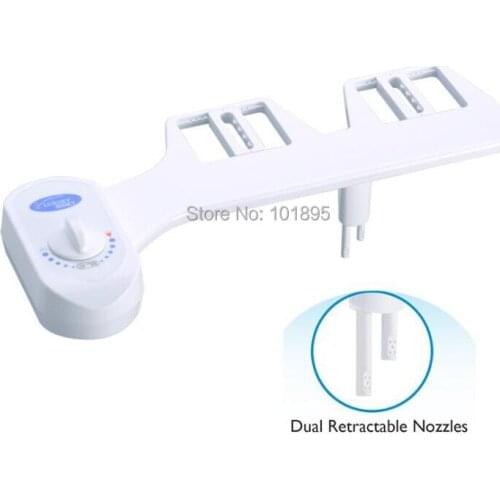 ABS Material Smart Toilet Bidet with Double Nozzle for Washing Butt