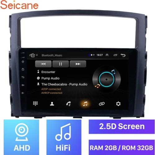 Seicane 2GB RAM Android 8.1 2Din car Radio GPS Car Multimedia player For Mitsubishi PAJERO V97/V93 2006 2007 2008-2012 2013