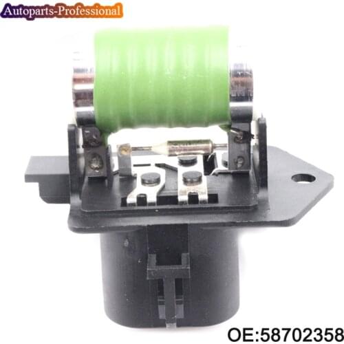 High Quality 58702358 Auto AC Blower Resistor Motor Heater Blower Resistor For GMC Opel Fiat 51799351 55722780
