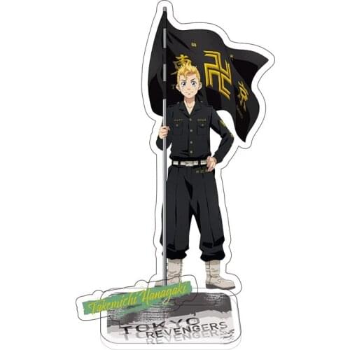 Anime Tokyo Revengers Figure Acrylic Stand Model Toy Path To Rebirth Manjiro Sano Akatsuki Plate Model KeyChain Japan