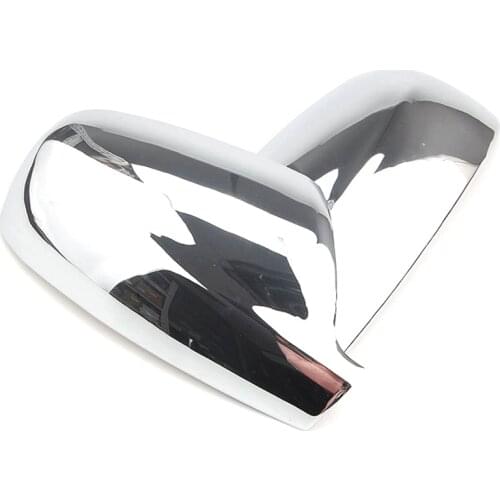 For Peugeot 307 Door Side Wing Mirror Chrome Cover Rear View Cap Accessories