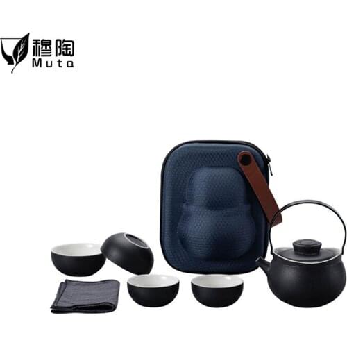 High grade Chinese Tea Travel Tea Set Kung Fu TeaSet Ceramic Portable Teapot Porcelain Teaset Gaiwan Tea Cups of Tea Ceremony