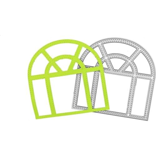 Julyarts Window Background Dies Mold For DIY Scrapbooking Album Paper Cards Decorative Crafts Embossing Die Cuts