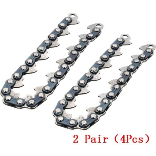 4Pcs Coil Chain For Standard 65Mn Trimmer Head Chain Brush Cutter Garden/Grass Upgraded Thickening Chain For Lawn Mower