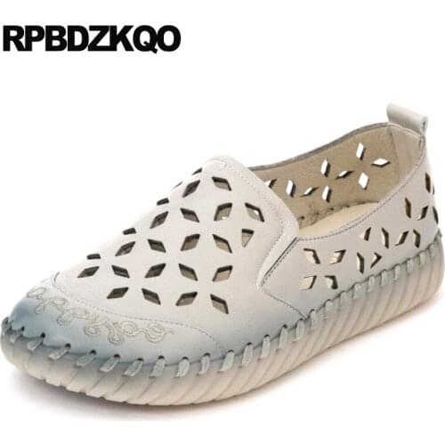 Chinese flats slip on 11 summer hollow out drop shipping sandals breathable 10 cheap shoes china round toe women large size