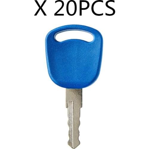 20 Pcs 14601 Key For New Holland Case Tractor Excavator Grader Dozer Heavy Equipment 82003267 82030143 Free Shipping