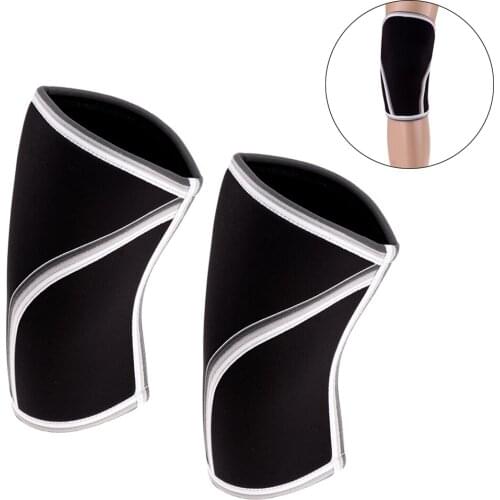 Perfeclan 7MM Knee Sleeves Support Power Weight Lifting Squats Patella Brace