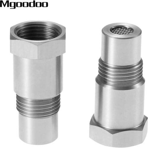 M18x1.5 CEL Check Engine Light Adapter CEL Eliminator Mini Catalytic Converter O2 Oxygen Sensor Stainless Steel Car Accessories
