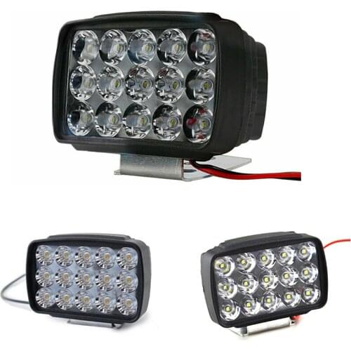 Motorcycle Headlight Spot Light 15 LED 1500LM for motorcycles Motos ATV UTV Scooter Lighting 12V 1PC Wholesale