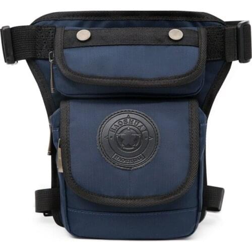 Men Canvas Travel Motorcycle Leg Bag Outdoor Riding Sports Waterproof Pockets Multifunctional Pockets tactical drop leg bag