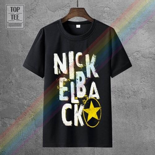 Nickelback Star Black T Shirt Tee Shirt Xs 2Xl