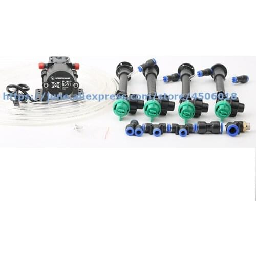 DIY Agricultural drone spray system high-pressure nozzle,Water pump,Buck module,Pump governor, Adapter, Water pipes for 5L/10L/1
