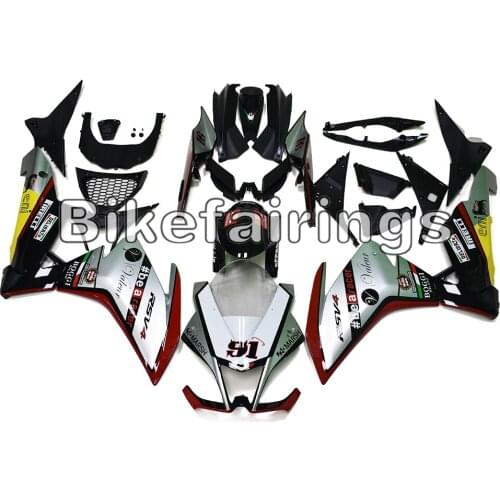 Silver Black and Yellow Bike Fairings For RSV4 1000 Aprilia 2010 2011 2012 2013 2014 2015 ABS Injection Motorbike Bodywork Kit