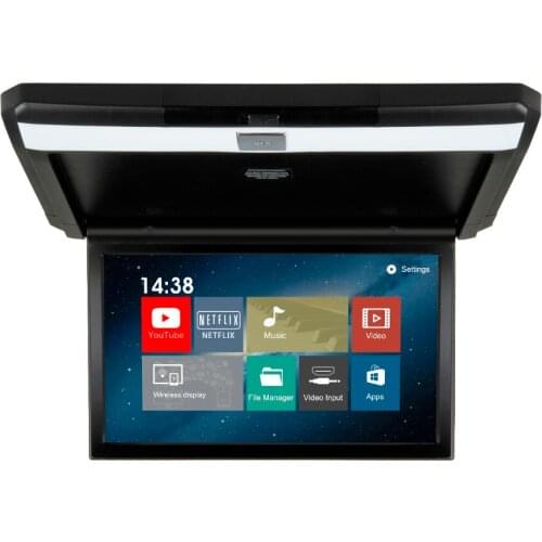Android system 13.3 inch HD LED IPS Panel 1920X1080 Android Roof-mount Monitor with USB HDMI