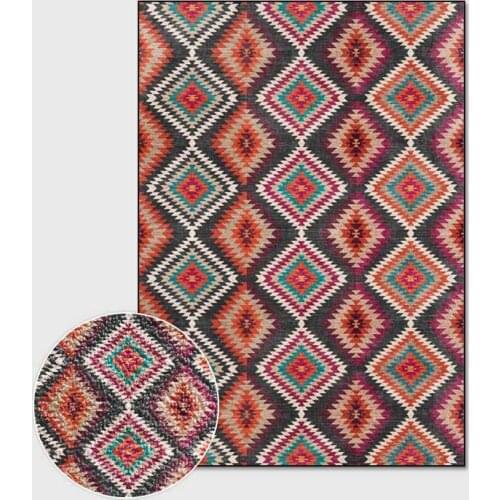 Vintage Persian Style Family Carpets for Living Room Bedroom Area Rug Parlor Non-Slip Floor Mat Morocco Ethnic Retro Home Carpet