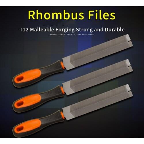 High Quality Steel Rhombus File Wood Plastic and Rubber Grinding and polishing Efficient Tools Rasp