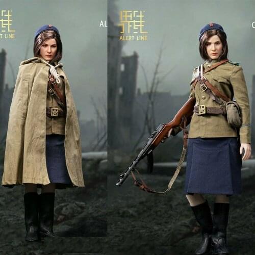 In Stock Alert Line AL100031 1/6 WWII Soviet Army Female Doll Full Set Action Figure Model Toy Full Set Doll Birthday Gifts