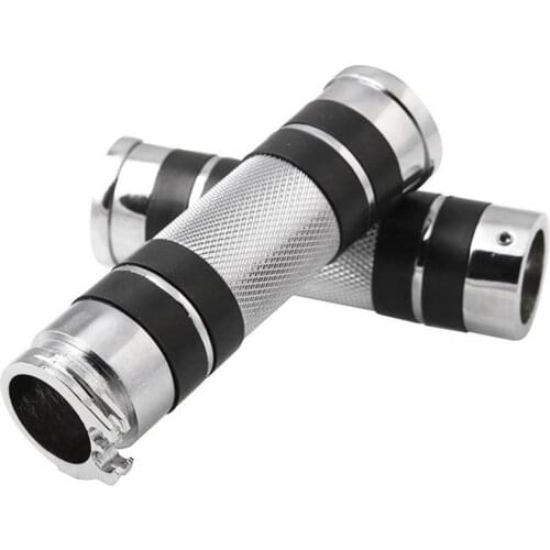 1 Pair 25mm Motorcycle Aluminum Handlebar Anti-slip Hand Grip for Honda Kawasaki Handle bar Part