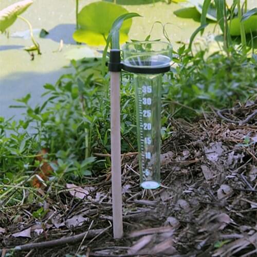 1pcs Plastic Rain Gauge Tube Accurate Measurement For Garden Outdoor Yard 35mm Capacity Measurement Tool