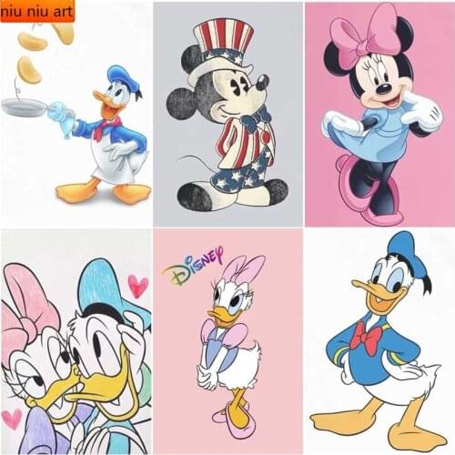 Anime Cartoon Donald Duck Diamond Mosaic Diamond Painting DIY Full Diamond Embroidery Living Room Home Decor Disney