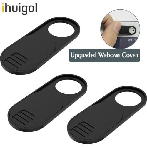 Ihuigol 6pc WebCam Cover Antispy Slider Plastic For iPhone iPad Samsung Macbook Tablet Laptop Universal Shutter Privacy Sticker