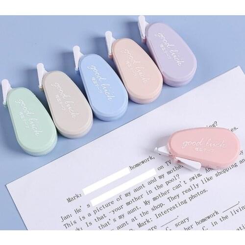 6pcs/set Mini Morandi Color Correction Tape Set School Supplies Stationary