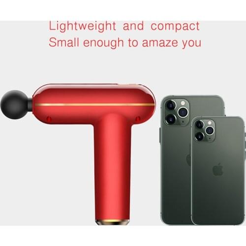 Fitness Massage Gun Physiotherapy Deep Tissue Pocket Back Neck Head Foot Massager Electric Vibrator for Women Muscle Relaxation