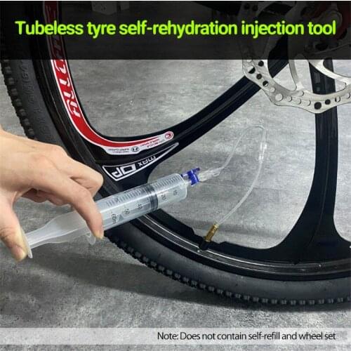 Bicycle Tubeless Tyre Repair Tool Upgrade Vacuum Tire Repair Fluid Injection Tool Bicycle Tire Repair Tools Tire Repair Set