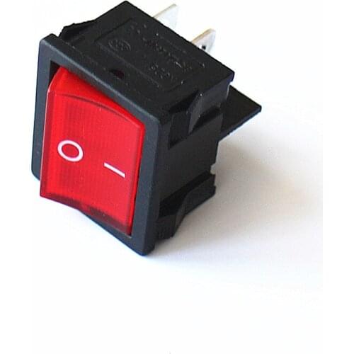 JOYING LIANG KCD5 4PN Red with Light ON/OFF 4-foot Rocker Switch 21*24mm Light Switches 2pcs/lot