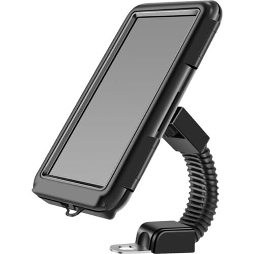 Motorcycle Telephone Holder Support Moto Bicycle Rear View Mirror Stand Mount Waterproof Scooter Motorbike Phone Bag for Samsung