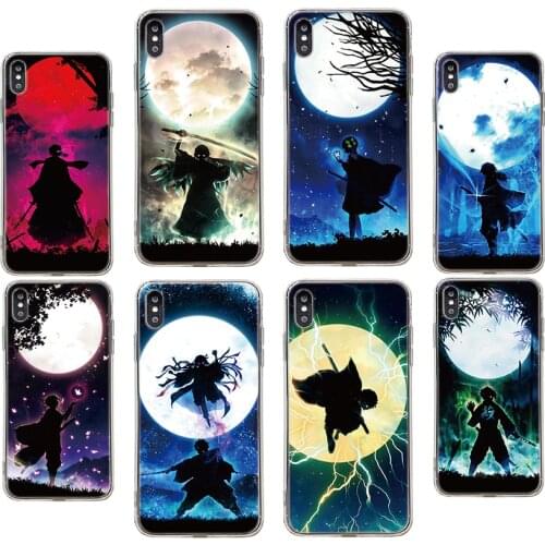 For Asus-Zenfone ROG phone 3 ZS661KS 2 ZS660kl 7 Pro ZS671KS 7 ZS670KS 6 2019 ZS630kl 5 ZE620KL Cool Demon Slay soft phone case