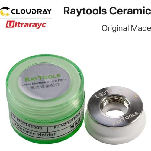 Ultrarayc Original Made Raytools Ceramic Nozzle Holder Dia.32mm for Raytools Fiber Laser Cutting Head